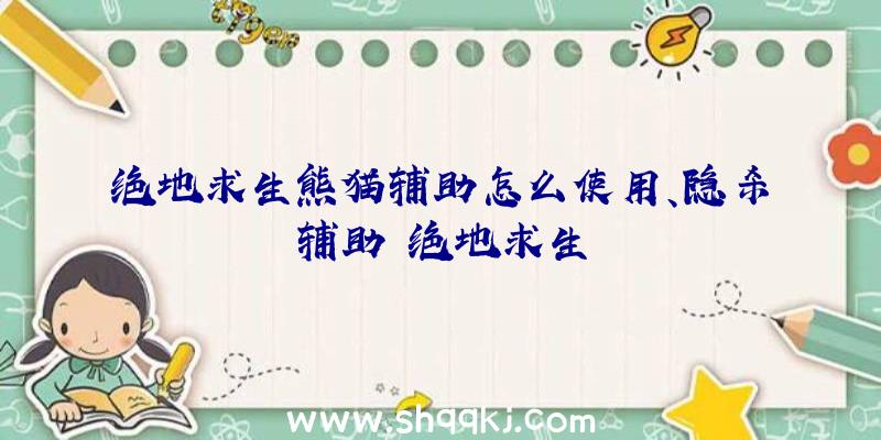 绝地求生熊猫辅助怎么使用、隐杀辅助